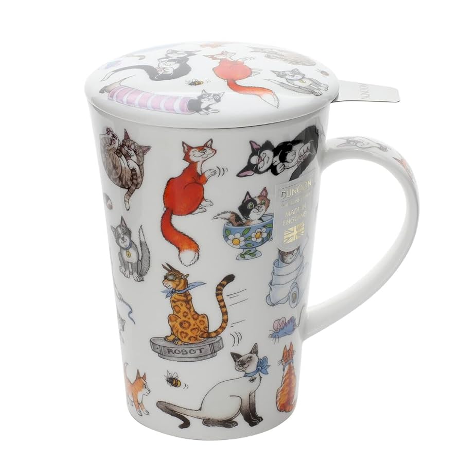 Amazon.co.jp: ダヌーン(Dunoon) マグ SHETLAND SET 猫の合唱(蓋